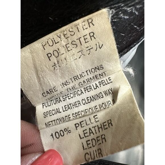 Diesel Industry | Men's Leather Black Pants sz 27 - Picture 13 of 14